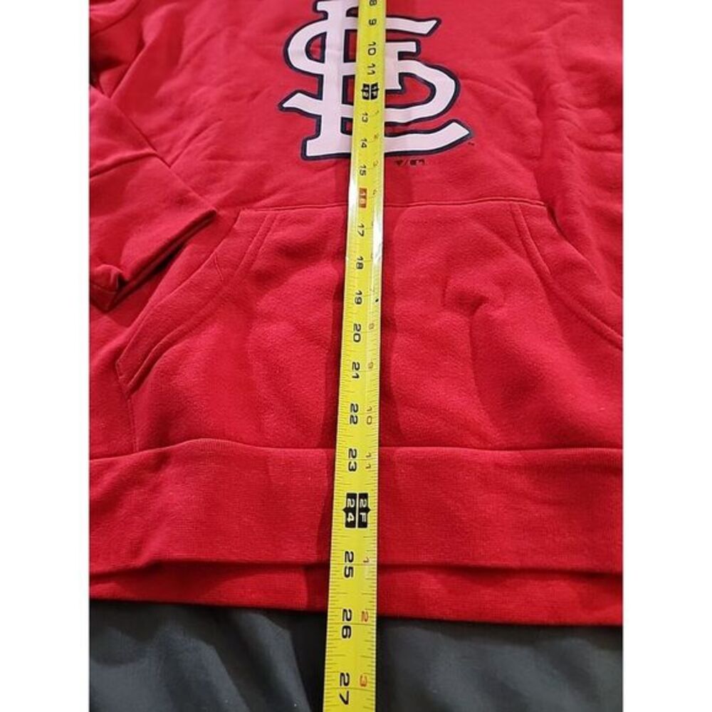 NWT St. Louis Cardinals branded fanatics‎ Women's Red hooded sweatshirt Sz Small - Picture 6 of 7